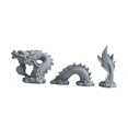 thumbnail image 2 of Juego de estatuas de dragón para jardinería, paisajismo, adorno de piedra, artesanía, escultura decorativa, mascota de té para jardín, bonsái,, 2 of 9
