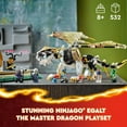thumbnail image 4 of LEGO NINJAGO Egalt the Master Dragon Action Figure, Hero Toy Battle Set with 5 Ninja Minifigures for Group or Independent Play, Dragon Toy Gift Idea for Boys and Girls Ages 8 and Up, 71809, 4 of 9