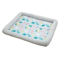 thumbnail image 2 of Colchoneta de refrigeración para perros y mascotas, cómoda, portátil, para interiores y exteriores, perrera Gris L jinwen Cojín de enfriamiento, 2 of 8