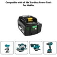 thumbnail image 2 of 2PACK 3.0Ah Battery DCB203 Replacement for Dewalt 20V, 2 of 7