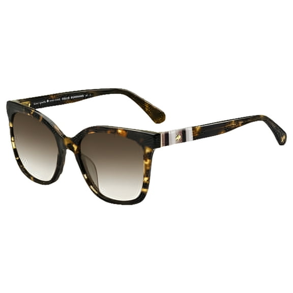 Kate Spade Kiya/S Plastic Womens Cat-Eye Sunglasses Havana 53mm Adult