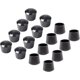 thumbnail image 1 of 16 Pack Chair Protector Caps, Chair Leg Cap Rubber Chair Leg Protector Caps, Inner Diameter - 7/8 Inch / 22 Mm, Black, 1 of 4