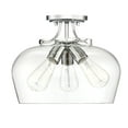 thumbnail image 2 of Savoy House Octave 3-Light Glass Ceiling Light in Polished Chrome - 6-4035-3-11, 2 of 5