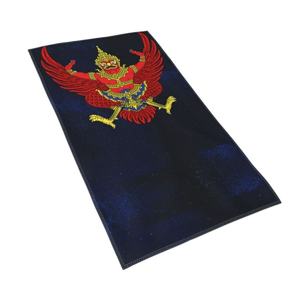 Hand Towels Thailand National Emblem Bath Shower Towels Fingertip Kitchen Dish Guest Towel 15.7 X 27.5 In