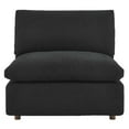 thumbnail image 5 of Modular Modular Sofa Chair, Black, Fabric, Living Kitchen Cafe Bistro Hospitality Restaurant, Modern Contemporary HB34618, 5 of 9