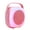 Pink, variant on 6.5" Portable Mini Bluetooth Speaker Sports Stereo Lightweight Desktop RGB Lights TWS FM USB Purple