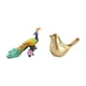 thumbnail image 5 of Escultura De Pavo Real Con Pájaros Dorados, Figura Decorativa Para Jardín, Artesanía, Estatua, Decoración Moderna Para El Hogar, Patio, Escritorio, Oficina, Repisa, Sala De Estar, Regalos, 5 of 8