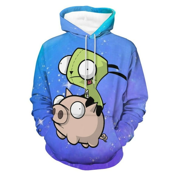 Invader Zim Hoodie Unisex 3d Novelty Hoodies Graphic Hoodies Pullover Sweatshirts For Men Women Teen S