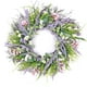 thumbnail image 1 of Corona de primavera con flores silvestres, ideal para decorar el hogar y el patio., 1 of 7