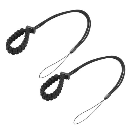 

2pcs Woven Phone Lanyards Hand Wrist Straps Camera Phone Hanging Ropes
