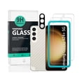 thumbnail image 1 of ccwonima 2 Pack Screen Protector For Samsung Galaxy S24+/S24 Plus 5G 6.7",9H Hardness Tempered Glass,With 1Pc Camera Lens Protector,1Pc Back Carbon Fiber Film, 1 of 1