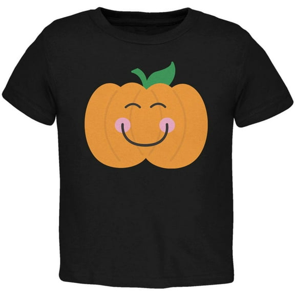 Halloween Little Pumpkin Black Toddler T-Shirt - 3T