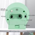 thumbnail image 3 of Despertador para Niños, Despertador De Viaje, Despertador De Cuarzo De Viaje Ligero Pequeño, Despertador Analógico Silencioso No Repetitivo Con Snooze Y Luz,Green JAMW Sencillez, 3 of 5