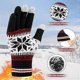 thumbnail image 5 of 3 Pairs Touch Screen Gloves Snow Flower, Warm Knit Winter Gloves Christmas Gifts Stocking Stuffers for Women Gifts, 5 of 5