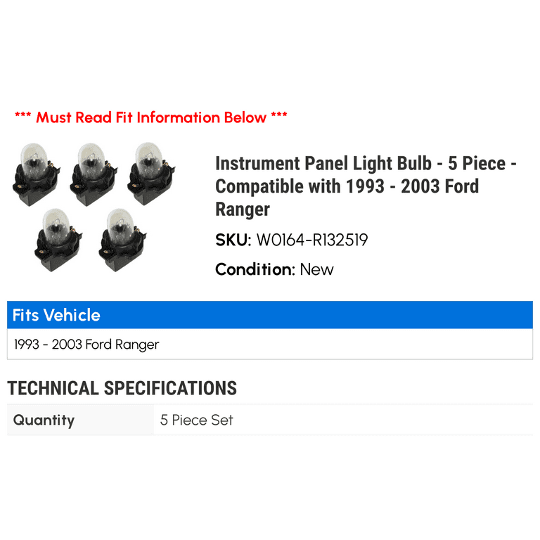 2000 Ford Ranger Dashboard Light Bulb Replacement edu.svet.gob.gt