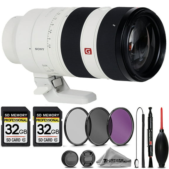Sony FE 70-200mm f/2.8 GM OSS II Lens  3PC FILTER   64GB STORAGE BUNDLE KIT (International Version)