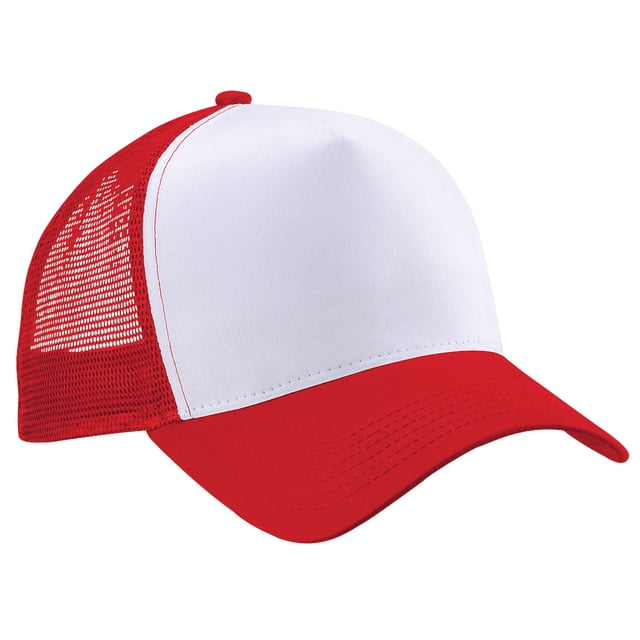 Beechfield Mens Half Mesh Trucker Cap / Headwear
