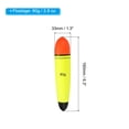thumbnail image 2 of Uxcell 2.8oz Fishing Slip Bobbers 4 Pack EVA Fishing Float Yellow, 2 of 6