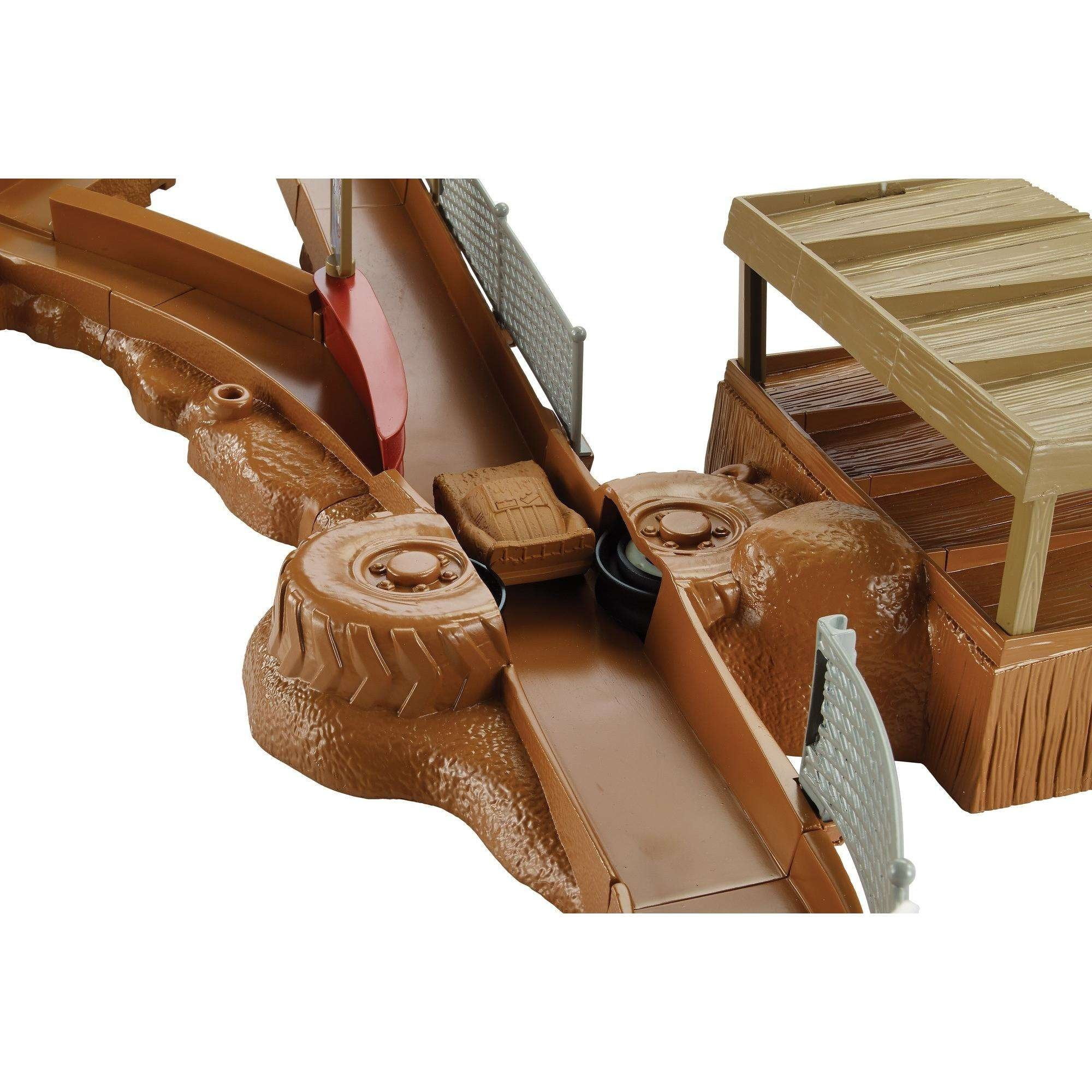 Disney Pixar Cars 3 Thunder Hollow Criss Cross Track Set Walmart