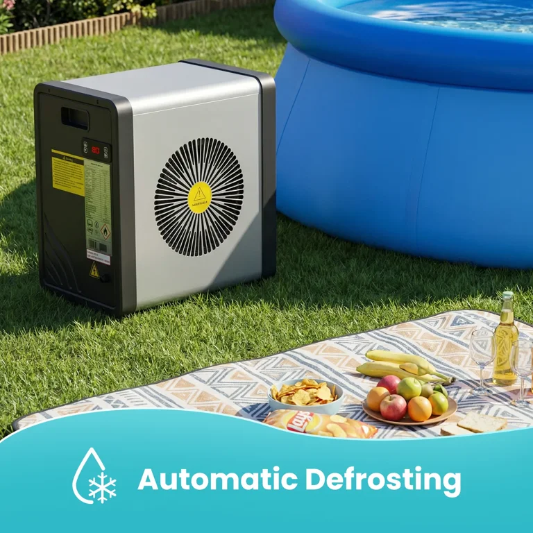 Slsy Swimming Pool Heat Pump and Chiller, 17060 BTU,5000 Gallons