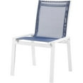 thumbnail image 5 of Meridian Furniture Nizuc Navy Fabric Outdoor Patio Dining Chair (Set of 2), 5 of 9