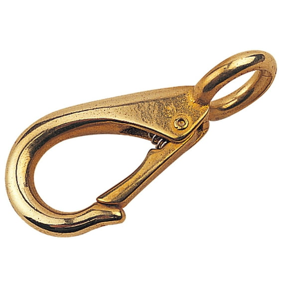 Sea Dog Swivel Eye Boat Snap, 4-1/2", Size 3, Brass