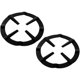 thumbnail image 1 of Juego de 2 puntas para estufa de gas, puntas para estufa de gas en forma de cruz, soporte para ollas, rejilla, anillo de soporte para cafetera, horno y cocina, 1 of 6