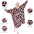 thumbnail image 3 of Wearable Blanket Hoodie, Oversized Sherpa Fleece Hooded Sweatshirt with Eye Mask for Adult, Gifts for Women Men, 3 of 7