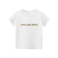 thumbnail image 6 of CCRFTGI Love Like Jesus Cute Teen Girl Shirts 10-12 Short Sleeve Letter Tween Girls Trendy Clothes Tee Tops Summer Casual Loose Comdy Crew Neck Shirts White 1-2 Years, 6 of 6
