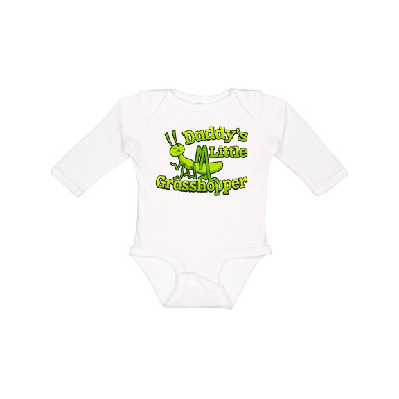 Inktastic Grasshopper Boys or Girls Long Sleeve Baby Bodysuit
