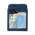 thumbnail image 5 of Dteck for Galaxy Z Flip 5 Wallet Case, Business Style Premium PU Leather Galaxy Z Flip 5 Card Holders Slim Fit for Women Men Protective Phone Case for Samsung Galaxy Z Flip 5 5G 2023,Blue, 5 of 6