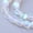 Clear, variant on 5 Strands 6mm Frosted Round Synthetic Moonstone Beads Strands Crafts 14~15 inch-Clear