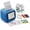 Blue, variant on Stickerbox AI Voice-Powered Mini Sticker Maker for Kids Voice‑to‑image AI, 5 roll Paper & 6 colored pens, 6 art styles, sticker printer machine for DIY crafts, birthday gift