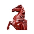 thumbnail image 4 of Horse Statue, Small Wooden Figurine for 2026 Chinese New Year, Feng Shui Office Desk Decor for Wealth Luck, Zodiac Animal Sculpture Home Tabletop Ornament (Orange) Home Decor, 4 of 6