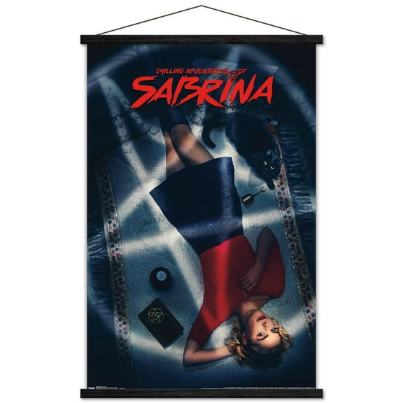 Netflix The Chilling Adventures of Sabrina - Key Art Wall Poster with Wooden Magnetic Frame, 22.375" x 34"