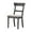 Brown, variant on Set of 4 Linen Weathered Finish Side Chair, Upholstered Dining Chairs, Dining Room Chairs, Kitchen Chairs, Wooden Side Chair for Kitchen Dinning Room Restaurant (Brown)