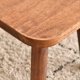 thumbnail image 2 of 1 Taburete para Cambiar Zapatos de Madera Maciza, Pequeño Color Nogal, para Sala de Estar, Entrada, Baño, Dormitorio y Cocina., 2 of 5