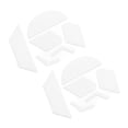 thumbnail image 1 of Unique Bargains Rounded Curved Edges Mouse Feet Skates 0.6mm  for G900 Gaming Mouse White 6Pcs/2 Set, 1 of 5
