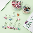 thumbnail image 4 of Decorative Binder Clips, Assorted Sizes Meet Different Needs for Office, School Home Supplies, 4 of 7