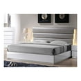 thumbnail image 2 of Best Master Furniture Florence White/Gray Platform Bed, Eastern King, 2 of 4