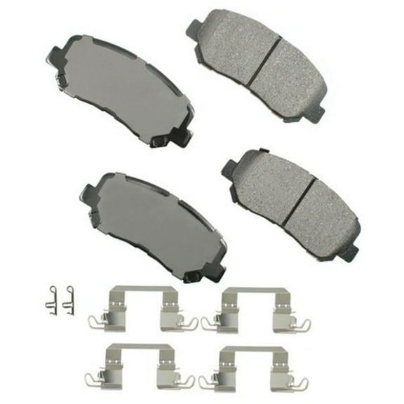 Akebono PRO-ACT Ultra-Premium Brake Pad Set, Ceramic Fits select: 2018-2022 JEEP CHEROKEE, 2015-2017 CHRYSLER 200