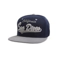 thumbnail image 1 of Original City Caps Baseball Snapback Hat - San Diego - Navy/Grey, 1 of 2