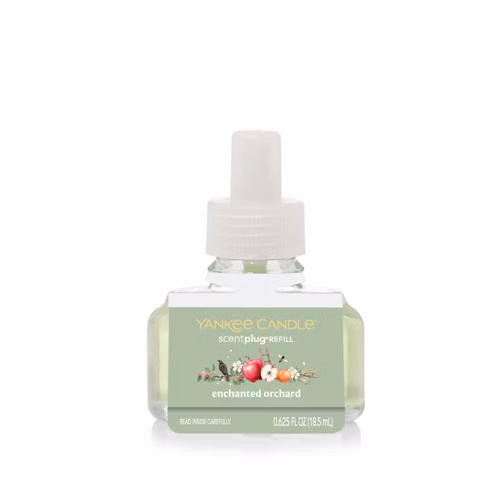 thumbnail image 2 of Yankee Candle Hammered Leaves Scent-Plug Diffuser Unit with an Enchanted Orchard Home Fragrance Electric Refill, 2 of 4