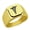 Gold, variant on Medical Symbol Stainless Steel Signet Ring