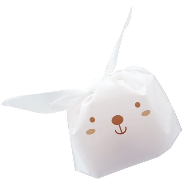 Inteprter 10 bolsas de galletas de caramelo, paquetes de alimentos, bolsas de papel de regalo con orejas de animales, decoración de fiesta de Pascua Type3 NO3 Inteprter JJ22344-01