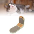 thumbnail image 1 of Large Cat Scratcher Pad with Double Sided Design, Attractive L Shaped Corrugated Cardboard, Toy Balls for Resting, 1 of 8