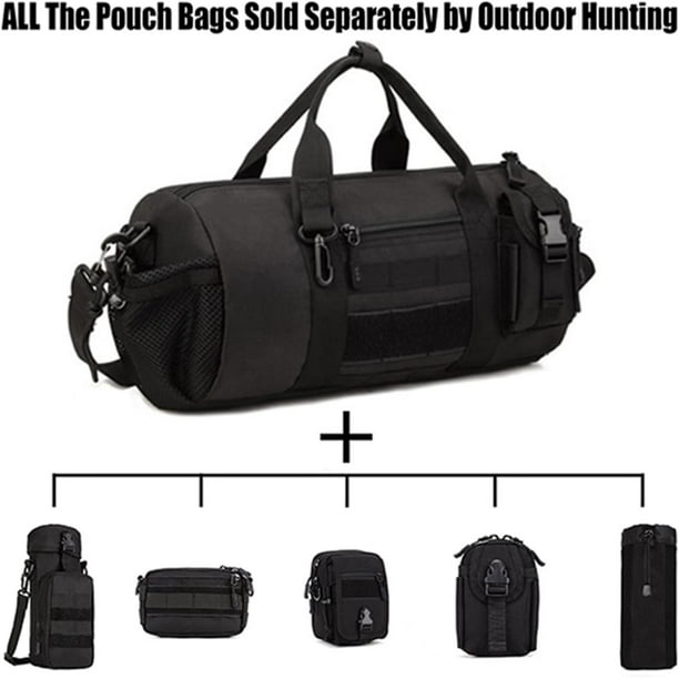 Tactical Duffle Bags MOLLE Gear Military Travel Shoulder Gym Bag 