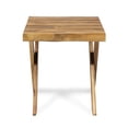 thumbnail image 2 of Acacia side table with sandblast protection / Perfect for patio sunbathing, 2 of 5