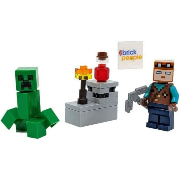LEGO Minecraft: Miner and Creeper with Mine Accessories Building Kit