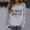 Grey, variant on Women's Winter Fashion Sweatshirt Festive Christmas Print Round Neck Top Hot Hoodie